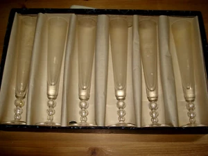 set di 6 bicchieri per liquore in cristallo vintage anni 80 - Foto 1 di 9