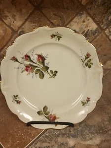 Rosenthal Continental Pompadour MOSS ROSE SAUCER, BREAD & BUTTER & SALAD PLATES - Picture 1 of 6