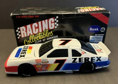 1995 Alan Kulwicki '89 Zerex 1/24 acción RCCA negro victoria. Coche diecast Bank #/2508 Foto 1 de 4