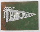 ANTIQUE 1910 DARTHMOUTH UNIVERSITY patch cuir fanion tabac vert premium