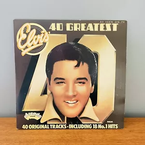 Elvis Presley - 40 Greatest Hits - Original Vinyl LP - 40 Tracks - Picture 1 of 6
