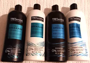 Tresemme Shampoo Conditioner Lot Silky Smooth Anti-Breakage 28oz Argan Vit Blend - Picture 1 of 8