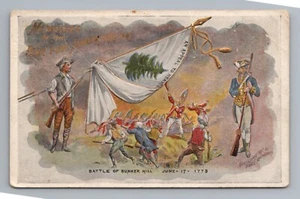 Schlacht von Bunker Hill Unabhängigkeitskrieg Lounsbury Postkarte - Bild 1 von 3