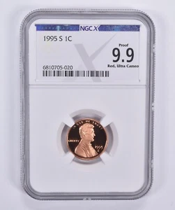 1995-S Lincoln Memorial Cent Proof 9.9 RD UCAM NGC X NGCX - Picture 1 of 5