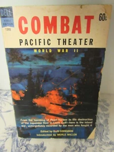 Vtg. 1958 Dell 1st Edition # 1395 "Combat Pacific Theater WWII" Paperback - Picture 1 of 10