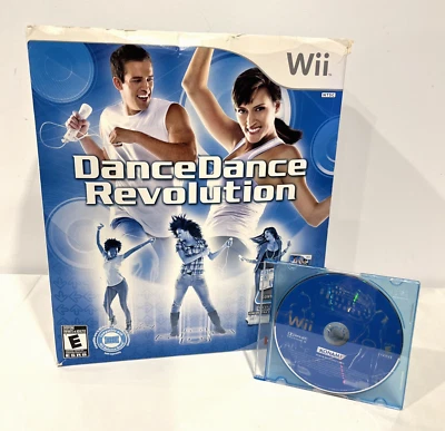 DANCE DANCE REVOLUTION DDR MAT & HOTTEST PARTY GAME DISC SET NINTENDO WII KONAMI - Image 1 of 4