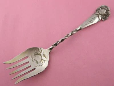 Tenedor para servir sardina Sterling WHITING PEONÍA no.26 estético Foto 1 de 4