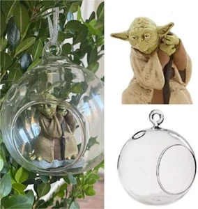 Yoda Custom PVC Figure in Globe 4” Ornament 2pcs Detachable Star Wars DISNEY NEW - Picture 1 of 7