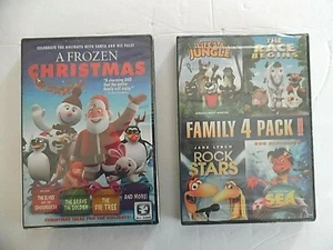 A Frozen Christmas Sealed DVD & Family 4 Pack: Life's A Jungle + 3 Sealed DVD - Picture 1 of 4