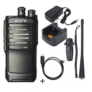 HYT TC-500S Walkie Talkie 450-470MHZ UHF 4W 16CH Two-Way Radio + Program Cable - Picture 1 of 11