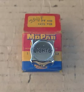 1953 1954 Coronet Belvedere Savoy Royal NOS MoPar Headlight SWITCH KNOB - Picture 1 of 3