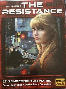 THE RESISTANCE BOARD GAME BY DON ESKRIDGE - THE DYSTOPIAN UNIVERSE NEW/SEALED - Picture 1 of 2