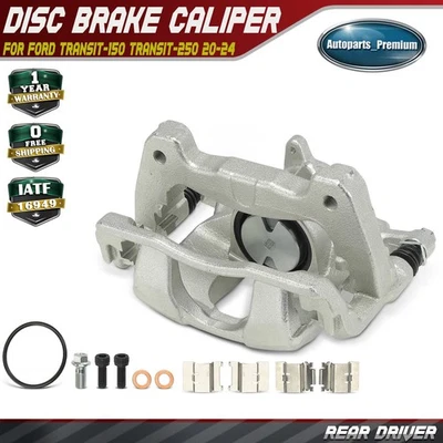 Pinza de freno trasera izquierda con soporte para Ford Transit-150 Transit-250 20-24 DRW Foto 1 de 4