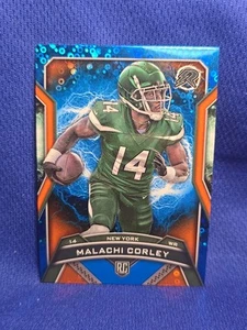 2024 Topps Resurgence Blu e Arancione Rookie Malachi Corley #171 RC Jets - Foto 1 di 2