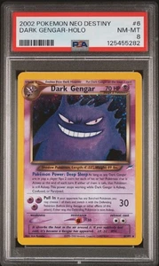 2002 Pokemon Neo Destiny Dark Gengar #6/108 PSA 8  - Picture 1 of 4