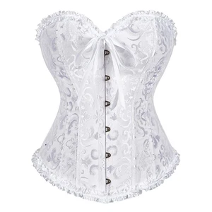 SZIVYSHI Corsé Prendas para el torso para mujer, Bustier Prendas moldeadoras Lencería, Moda Encaje Cintura... - Imagen 1 de 8