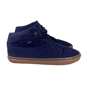 Fila mittelblau/gummi Canvas Schnürschuhe sportlich Skateboard Schuhe Herren Größe 11 - Bild 1 von 8
