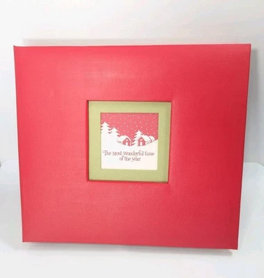 Hallmark Instant Scrapbook Christmas Memories 20 Designs  Photo Album Excellent  - Image 1 of 4
