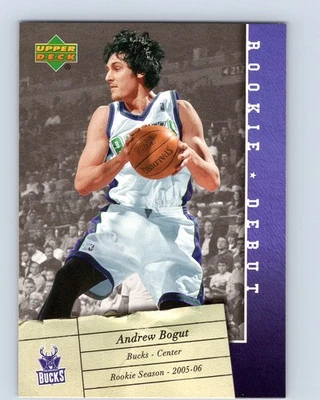 2006-07 Upper Deck Rookie Debut #49 Andrew Bogut Milwaukee Bucks Basketball - Image 1 of 2