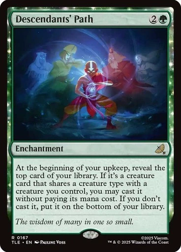 Descendant's Path Magic the Gathering MTG Avatar: the Last Airbender TLE - Image 1 of 1