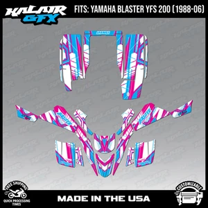 Graphics Kit for Yamaha Blaster YFS200 (1988-2002) YFS 200 SWIFT-magenta 16 Mil - Picture 1 of 4
