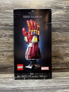 LEGO Marvel Nano Gauntlet Iron Man Model Infinity Saga 76223 New Damaged Box - Picture 1 of 10