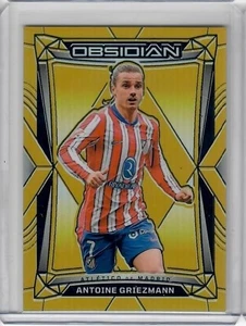 2024-25 Panini Obsidian Antoine Griezmann Electric Etch Gold Flood 3/10 SP - Picture 1 of 2