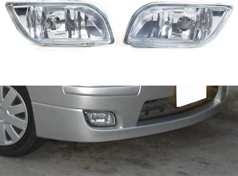 Pair Front Bumper Fog Light Lamp For Suzuki Aerio / Liana 2004 2005 2006-2012 Foto 1 de 4
