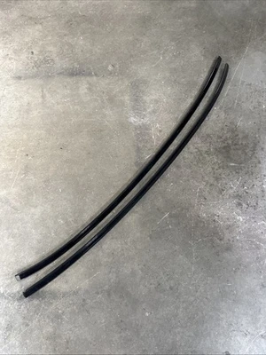 08-13 Tiras de cubierta moldeada superior de riel de techo BMW E92 M3 negras izquierda derecha OEM Foto 1 de 4