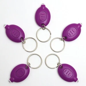 Mini llavero de luz negra UV de 5 piezas linterna LED ultravioleta luz negra - Imagen 1 de 2