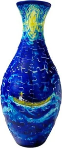 3D Puzzle Vase for Adults, 160 Curved Plastic Pieces, Home & Office Decor - Picture 1 of 7