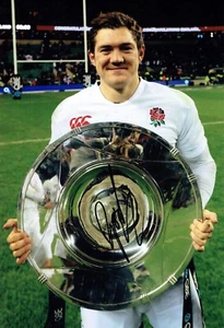 Alex GOODE Signed Autograph 12x8 Photo + COA RUGBY Trophy - Picture 1 of 1