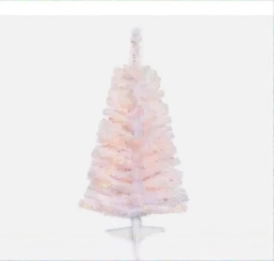 (NEW)Winter Wonder Lane 4' white Pre Lit Clear Light Artificial Christmas Tree - Image 1 of 4