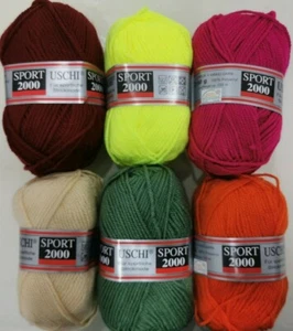 USCHI Strick + Häkelgarn für Sportliche Strickmode 500 Gramm Pakete. - Bild 1 von 8