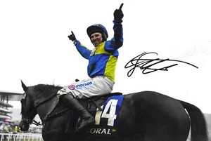Horse Racing - Harry Skelton - Hand Signed 12x8 Inch Photograph - COA - Picture 1 of 1