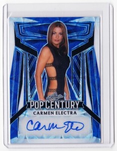 Carmen Electra 2023 Leaf Pop Century Autograph Card # 2/10 !! Signature Auto