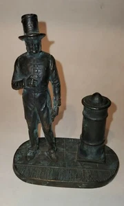 E.G. Zimmermann Hanau Policeman Figural Match Holder & Striker - Picture 1 of 7