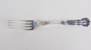 Sterling Silber Gorham Butterdose Tafelgabel Besteck Monogramm M Patent 1900 - Bild 1 von 4