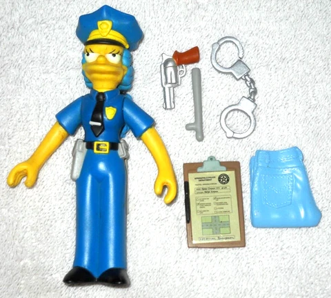 The Simpsons - Marge Simpson (Police Officer) - 100% complete (Playmates) Cover