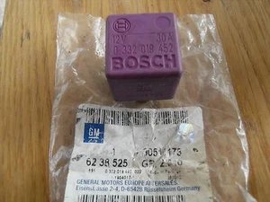 VAUXHALL Kraftstoffpumpenrelais GM SAAB ORIGINAL BOSCH. Relais lila - Bild 1 von 3