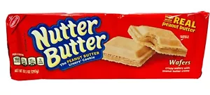Nabisco Nutter Butter Peanut Butter Wafers Cookies 10.5 oz - Picture 1 of 1