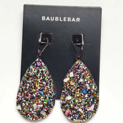 Pendientes colgantes de lágrima Baublebar elegantes para mujer fiesta vacaciones joyería Foto 1 de 3