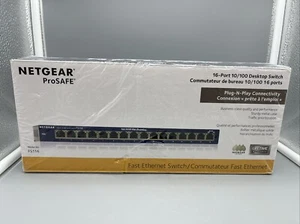 Brand New NETGEAR ProSafe (GS116) 16-Ports External Switch IN SHRINKWRAP - Picture 1 of 11