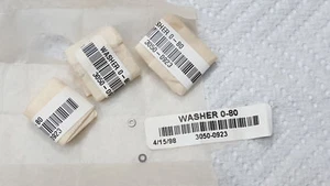 Lot of 8 WASHERS, 0-80, FLAT # 3050-0923. HP MASS FILTER PART. - Picture 1 of 2