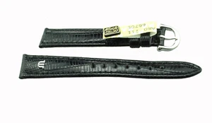 Maurice Lacroix Uhrenarmband Teju Eidechse 15 mm schwarz Neu  - Bild 1 von 2