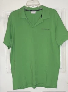 PORSCHE DESIGN SELECTIONS NEW GREEN POLO SHIRT USA SIZE Large EURO SIZE XL EUC - Picture 1 of 6