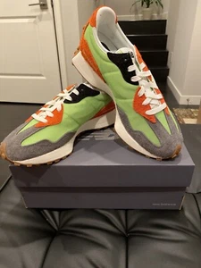 NEW BALANCE 327 MS327 MS327SFA ORANGE GREY WHITE SIZE 11.5 Energy Lime ๐ - Picture 1 of 12