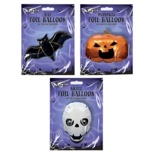 Halloween Foil Balloon - Assorted (No Helium Required) 58cm x 30cm - Picture 1 of 4