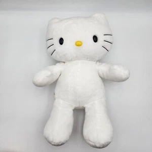 Hello Kitty Sanrio Build a Bear Workshop weiß 17 Zoll großes Plüschtier ~ ohne Schleife - Bild 1 von 9