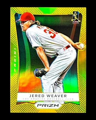 1er año - Panini Prizm Gold 2012/10 - Prizm Gold #10/10 - Jered Weaver #60 Foto 1 de 4